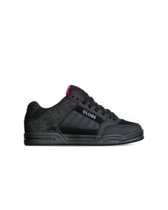 SCARPE SKATE GLOBE TILT BLACK RED TARTAN