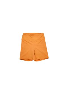 SHORTS RHYTHM ELLE RIBBED BIKE SHORT CITRUS 