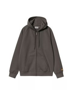 GIACCA CARHARTT WIP HOODED CHASE JACKET SHUNGITE GOLD