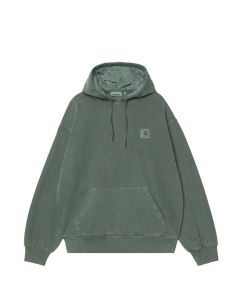 FELPA CAPPUCCIO CARHARTT WIP HOODED VISTA SWEAT DARK SCARAB GARMENT DYED