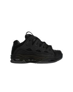 SCARPE SKATE OSIRIS D3 2001 BLACK CHARCOAL ZIGZAG