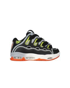 SCARPE SKATE OSIRIS D3 2001 BLACK GREY ORANGE