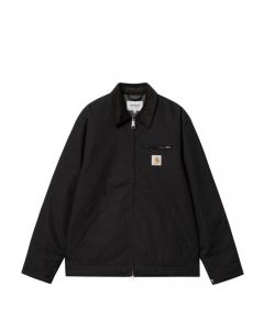 GIACCA CARHARTT WIP DETROIT JACKET BLACK BLACK RIGID