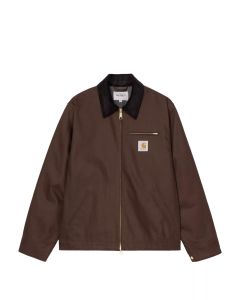 GIACCA CARHARTT WIP DETROIT JACKET TOBACCO BLACK RIGID