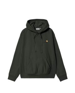 FELPA CAPPUCCIO CARHARTT WIP HOODED AMERICAN SCRIPT SWEAT RAVEN