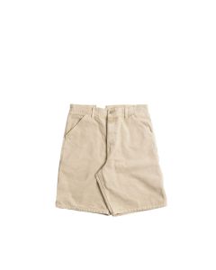 SHORTS CARHARTT WIP SINGLE KNEE SHORT DUSTY H BROWN CHALK WASH