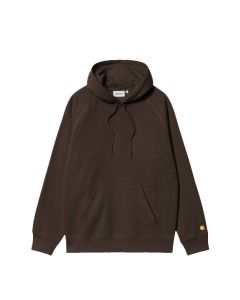 FELPA CAPPUCCIO CARHARTT WIP HOODED CHASE SWEAT TOBACCO GOLD