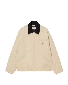 GIACCA CARHARTT WIP OG DETROIT JACKET BARCHAN BLACK RINSED