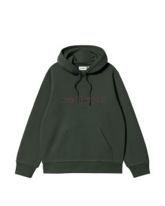 FELPA CAPPUCCIO CARHARTT WIP HOODED CARHARTT SWEAT DARK SCARAB PALISANDER