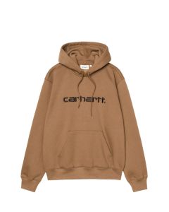 FELPA CAPPUCCIO CARHARTT WIP HOODED CARHARTT SWEAT WIP H BROWN