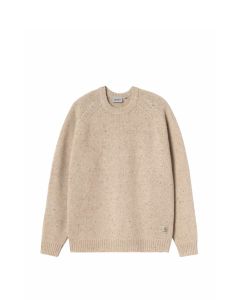 MAGLIONE CARHARTT WIP ANGLISTIC SWEATER SPECKLED FLEUR DE SEL