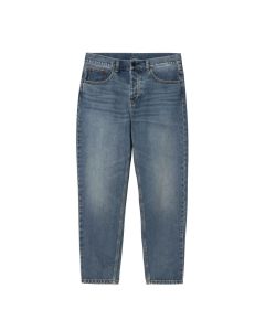 JEANS CARHARTT WIP NEWEL PANT BLUE DARK USED WASH