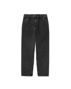 JEANS CARHARTT WIP SINGLE KNEE PANT BLACK STONE WASHED
