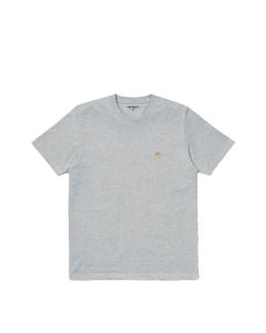 T-SHIRT MANICHE CORTE CARHARTT WIP S/S CHASE T-SHIRT ASH HEATHER GOLD