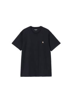 T-SHIRT MANICHE CORTE CARHARTT WIP S/S CHASE T-SHIRT DARK NAVY GOLD
