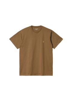 T-SHIRT MANICHE CORTE CARHARTT WIP S/S CHASE T-SHIRT HAMILTON BROWN GOLD