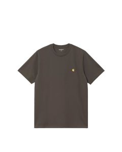 T-SHIRT MANICHE CORTE CARHARTT WIP S/S CHASE T-SHIRT SHUNGITE GOLD