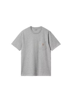 T-SHIRT MANICHE CORTE CARHARTT WIP S/S POCKET T-SHIRT GREY HEATHER
