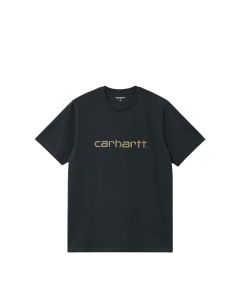 T-SHIRT MANICHE CORTE CARHARTT WIP S/S SCRIPT T-SHIRT DEEP NIGHT GENTLE GREEN