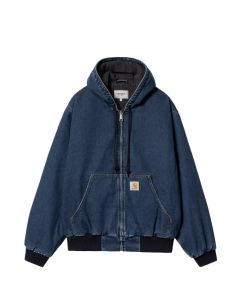 GIACCA CARHARTT WIP OG ACTIVE JACKET BLUE STONE WASHED