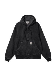 GIACCA CARHARTT WIP OG ACTIVE JACKET BLACK STONE CANVAS