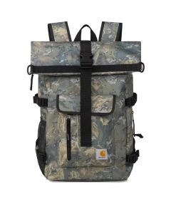 ZAINO STREET CARHARTT WIP PHILIS BACKPACK CAMO COMBI GREEN