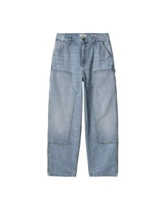 JEANS CARHARTT WIP W' BRANDON DOUBLE KNEE PANT BLUE BURST WASHED