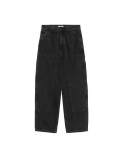 JEANS CARHARTT WIP W' BRANDON DOUBLE KNEE PANT BLACK STONE WASHED