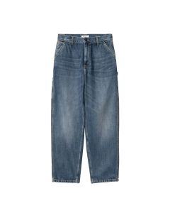 JEANS CARHARTT WIP W' BRANDON SINGLE KNEE PANT BLUE DARK USED WASH