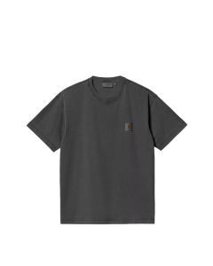 T-SHIRT MANICHE CORTE CARHARTT WIP S/S NELSON T-SHIRT BLACK GARMENT DYED