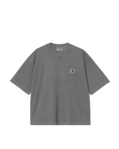 T-SHIRT MANICHE CORTE CARHARTT WIP W' S/S NELSON T-SHIRT BLACK GARMENT DYED