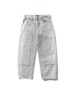 JEANS BUTTER GOODS BRONCO DENIM JEANS WASHED GREY
