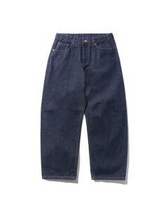 JEANS BUTTER GOODS WIDE CUT DENIM JEANS SELVEDGE BLUE
