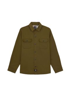 GIACCA DICKIES MIKE ANDERSON LINED FLEX DUCK SHACKET DARK OLIVE