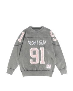 T-SHIRT MANICHE LUNGHE EVISU LONG SLEEVE EVISU 91 L/S TEE LIGHT GREY
