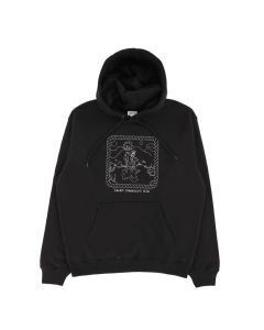 FELPA CAPPUCCIO LAST RESORT WESTERN HOODIE BLACK