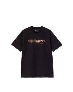 T-SHIRT MANICHE CORTE CARHARTT WIP S/S SOLAR CHROME SCRIPT T-SHIRT BLACK