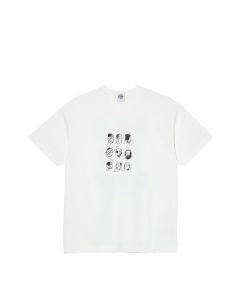 T-SHIRT MANICHE CORTE POLAR SKATE CO. TEE | SEQUENCE CLOUD WHITE