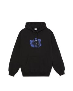FELPA CAPPUCCIO POLAR SKATE CO. DAVE HOODIE | METAL LOGO BLACK