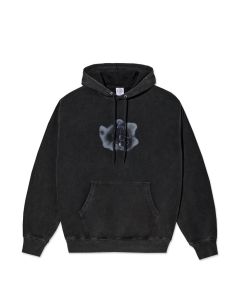 FELPA CAPPUCCIO POLAR SKATE CO. DAVE HOODIE | METAL LOGO SILVER BLACK