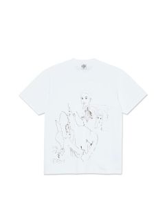 T-SHIRT MANICHE CORTE POLAR SKATE CO. STEVE TEE | REVE WHITE
