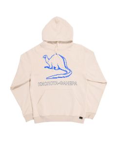 FELPA CAPPUCCIO QUASI SKATEBOARDS DINOSAUR HOODIE OFF WHITE
