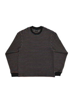 T-SHIRT MANICHE LUNGHE QUASI SKATEBOARDS WIRE LONG SLEEVE TEE BLACK