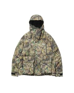 GIACCA X-LARGE HOODED PUFFER JACKET CAMO