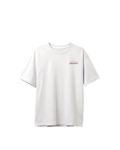 T-SHIRT MANICHE CORTE MINOIA BOARD CO OLD SCHOOL BIANCO