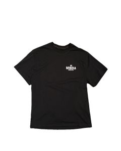 T-SHIRT MANICHE CORTE MINOIA BOARD CO LOGO NERO