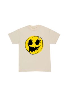 T-SHIRT MANICHE CORTE QUASI SKATEBOARDS HAHA TEE CREAM