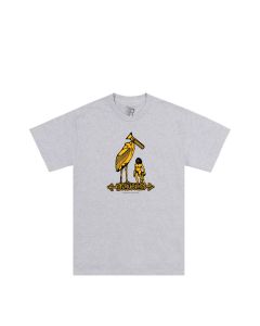 T-SHIRT MANICHE CORTE BRONZE 56K HARDWARE HISTORY TEE HEATHER GREY