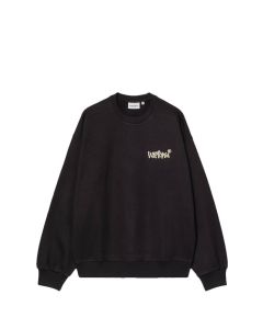FELPA GIROCOLLO CARHARTT WIP WIPTOPIA SWEAT BLACK