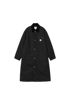 GIACCA CARHARTT WIP W' WEBSTER COAT BLACK BLACK STONE WASHED